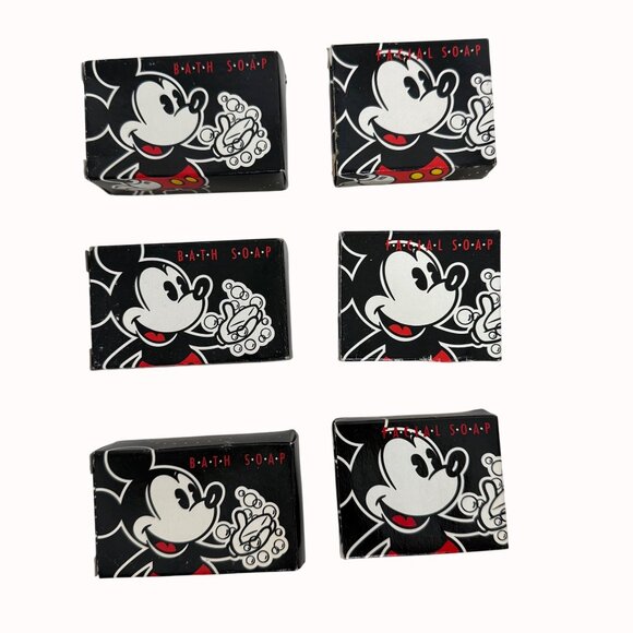 Walt Disney Resorts Bar Soap Set of 6 Mickey Mouse Collectible Bath And Facial - Picture 2 of 12